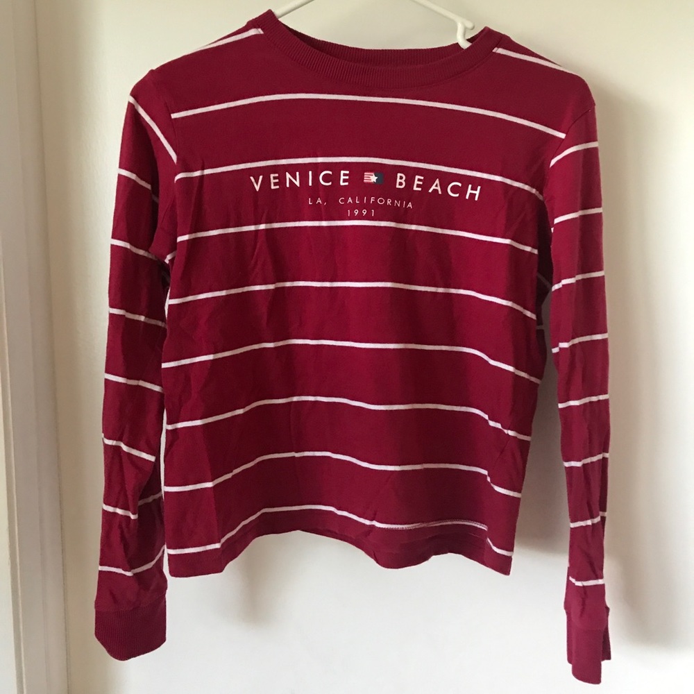 Venice Beach striped shirt